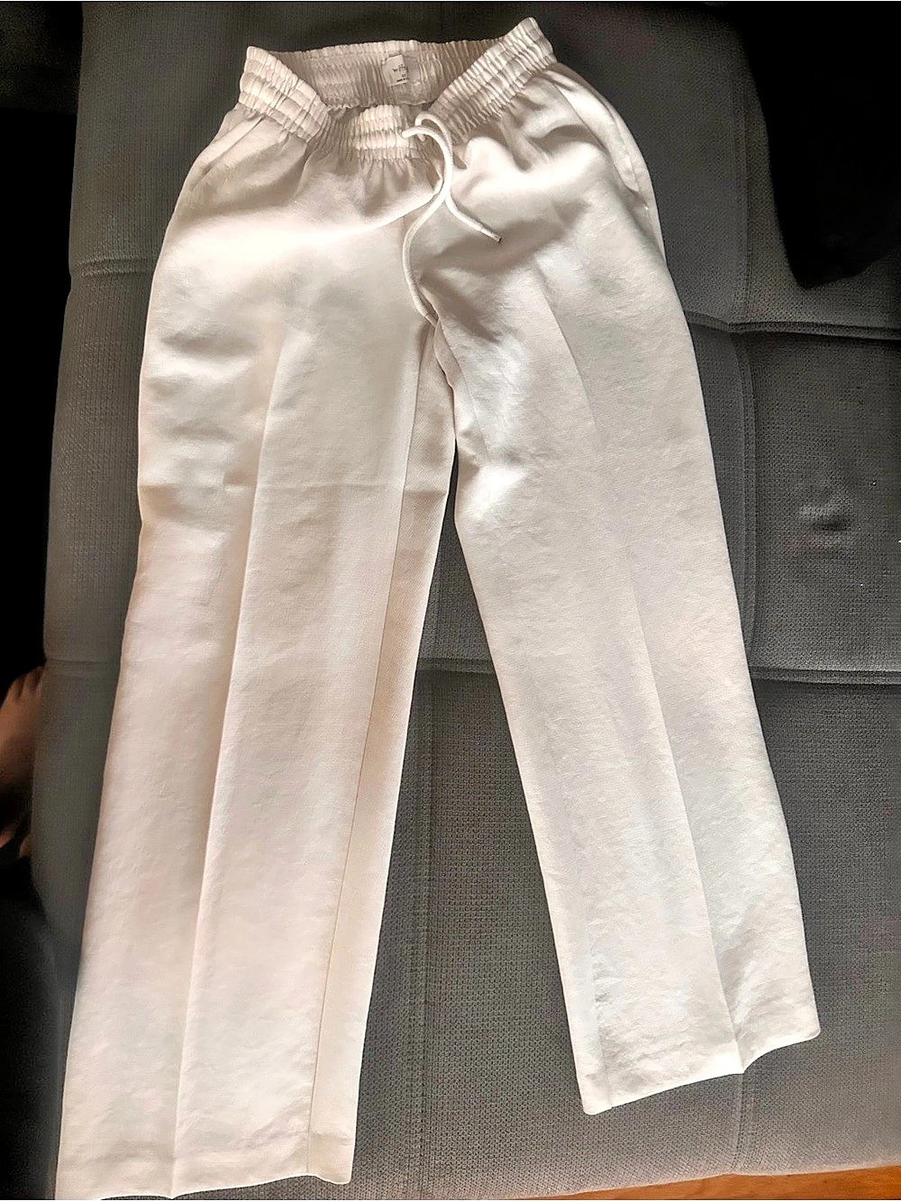 Wilfred The Lodge Pant White Wide Leg Pants Size XS